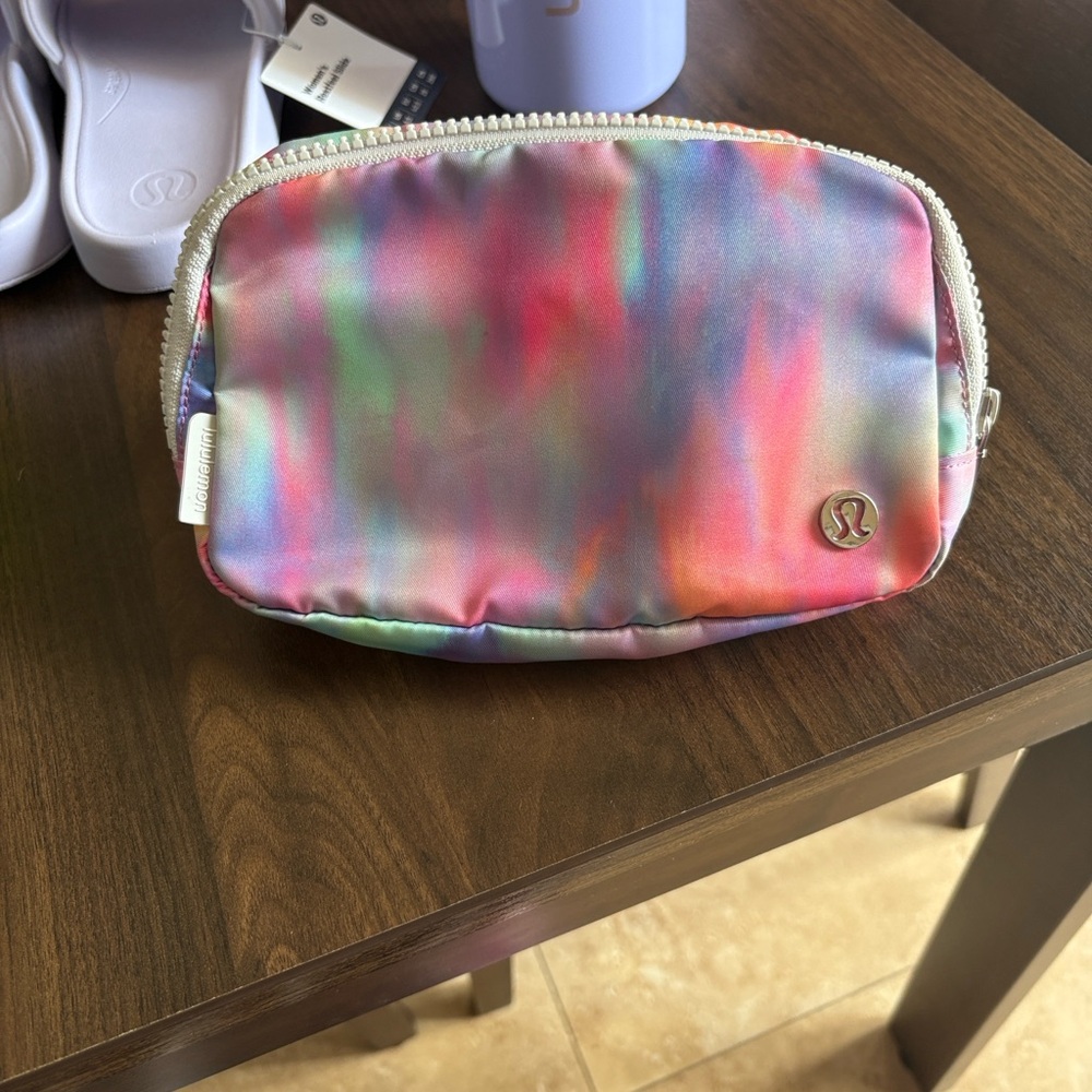 lululemon Iridescent Pastel Tie-Dye Pouch